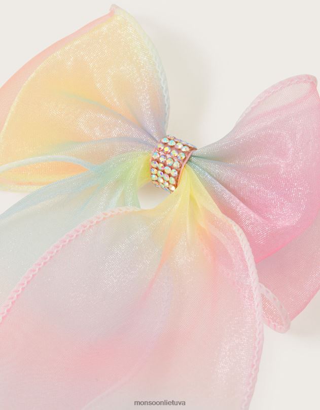 Monsoon papuoštas vaivorykštės segtukas mergina karšta priedas DPXBJ1817