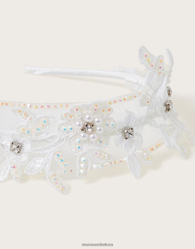 Monsoon puošta gėlėmis pamergės galvos juosta mergina stilingas priedas DPXBJ2544