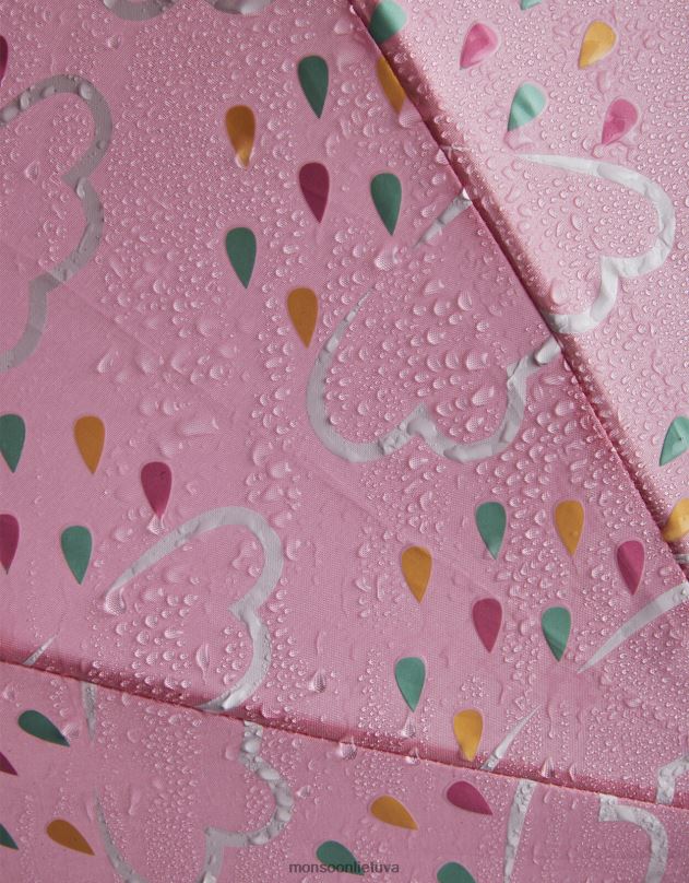 Monsoon žolės ir oro spalvą atskleidžiantis skėtis vaikai rožinis priedas DPXBJ2480