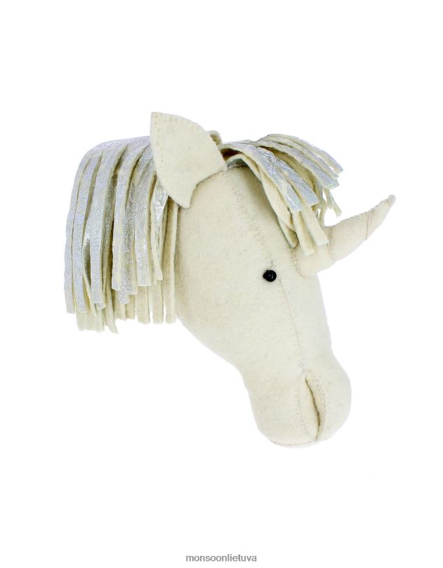 Monsoon fiona Walker sidabrinė vienaragio galva vaikai mada priedas DPXBJ2662